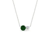 Load image into Gallery viewer, two-round-cut-diamond-pendant-with-emerald-in-FDPD11022GEMGR-NL-WG
