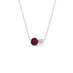 Load image into Gallery viewer, two-round-cut-diamond-pendant-with-pink-sapphire-in-FDPD11022GSADRPI-NL-WG
