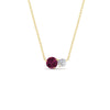Load image into Gallery viewer, two-round-cut-diamond-pendant-with-pink-sapphire-in-FDPD11022GSADRPI-NL-YG