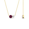Load image into Gallery viewer, two-round-cut-diamond-pendant-with-pink-sapphire-in-FDPD11022GSADRPI-NL-YG