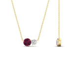 Load image into Gallery viewer, two-round-cut-diamond-pendant-with-pink-sapphire-in-FDPD11022GSADRPI-NL-YG
