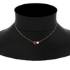 Load image into Gallery viewer, two-round-cut-diamond-pendant-with-pink-sapphire-in-FDPD11022GSADRPI-NL-YG
