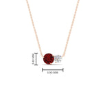 Load image into Gallery viewer, two-round-cut-diamond-pendant-with-ruby-in-FDPD11022GRUDR-NL-RG
