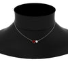 Load image into Gallery viewer, two-round-cut-diamond-pendant-with-ruby-in-FDPD11022GRUDR-NL-WG