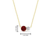 Load image into Gallery viewer, two-round-cut-diamond-pendant-with-ruby-in-FDPD11022GRUDR-NL-YG
