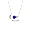 Load image into Gallery viewer, two-round-cut-diamond-pendant-with-sapphire-in-FDPD11022GSABL-NL-RG