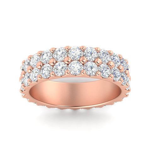 two-row-3.25-carat-pavé-diamond-stackable-ring-in-rose-gold-FD11378BANGLE5-3.25CT-NL-RG