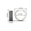 Load image into Gallery viewer, two-row-black-diamond-hoops-earring-in-white-gold-FDEAR10989ANGLE1-NL-WG-HW?v=1757563819