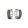 Load image into Gallery viewer, two-row-black-diamond-hoops-earring-in-white-gold-FDEAR10989GBLACKANGLE1-NL-WG?v=1757563819