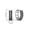 Load image into Gallery viewer, two-row-black-diamond-hoops-earring-in-white-gold-FDEAR10989GBLACKANGLE2-NL-WG-HW?v=1757563819