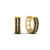 Load image into Gallery viewer, two-row-black-diamond-hoops-earring-in-yellow-gold-FDEAR10989GBLACKANGLE2-NL-YG?v=1757563819