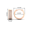 Load image into Gallery viewer, two-row-diamond-hoops-earring-in-rose-gold-FDEAR10989ANGLE1-NL-RG-HW?v=1757563819