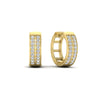 Load image into Gallery viewer, two-row-diamond-hoops-earring-in-yellow-gold-FDEAR10989ANGLE2-NL-YG?v=1757563819