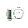 Load image into Gallery viewer, two-row-emerald-hoops-earring-in-white-gold-FDEAR10989ANGLE1-NL-WG-HW?v=1757563819