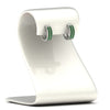 Load image into Gallery viewer, two-row-emerald-hoops-earring-in-white-gold-FDEAR10989GEMGRSTAND-NL-WG?v=1757563819