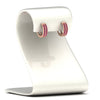 Load image into Gallery viewer, two-row-pink-sapphire-hoops-earring-in-rose-gold-FDEAR10989GSADRPISTAND-NL-RG?v=1757563819