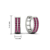 Load image into Gallery viewer, two-row-pink-sapphire-hoops-earring-in-white-gold-FDEAR10989GSADRPIANGLE2-NL-WG-HW?v=1757563819