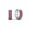 Load image into Gallery viewer, two-row-pink-sapphire-hoops-earring-in-white-gold-FDEAR10989GSADRPIANGLE2-NL-WG?v=1757563819