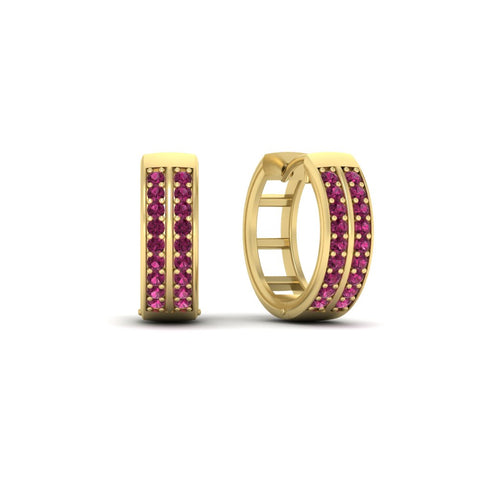 two-row-pink-sapphire-hoops-earring-in-yellow-gold-FDEAR10989GSADRPIANGLE2-NL-YG?v=1757563819