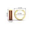 Load image into Gallery viewer, two-row-ruby-hoops-earring-in-yellow-gold-FDEAR10989ANGLE1-NL-YG-HW?v=1757563819