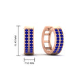 Thumbnail 24 - two-row-sapphire-hoops-earring-in-rose-gold-FDEAR10989GSABLANGLE2-NL-RG-HW?v=1757563819