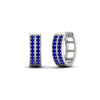 Load image into Gallery viewer, two-row-sapphire-hoops-earring-in-white-gold-FDEAR10989GSABL-NL-WG?v=1757563819