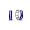 Load image into Gallery viewer, two-row-sapphire-hoops-earring-in-white-gold-FDEAR10989GSABLANGLE2-NL-WG?v=1757563819