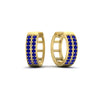 Load image into Gallery viewer, two-row-sapphire-hoops-earring-in-yellow-gold-FDEAR10989GSABLANGLE1-NL-YG?v=1757563819