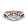 Load image into Gallery viewer, two-stone-braided-band-multi-gold-with-black-diamond-in-14K-rose-gold-FDO84791RORGBLACK-NL-RG
