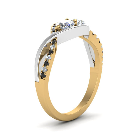 two-stone-braided-band-multi-gold-with-black-diamond-in-14K-yellow-gold-FDO84791RORGBLACK-NL-YG
