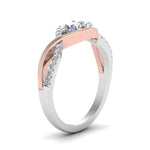 Load image into Gallery viewer, two-stone-diamond-braided-band-multi-gold-in-14K-white-gold-FDO84791ROR-NL-WG
