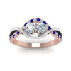Load image into Gallery viewer, two-stone-diamond-braided-band-multi-gold-with-blue-sapphire-in-14K-rose-gold-FDO84791RORGSABL-NL-RG