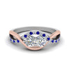 Load image into Gallery viewer, two-stone-diamond-braided-band-multi-gold-with-blue-sapphire-in-14K-white-gold-FDO84791RORGSABL-NL-WG
