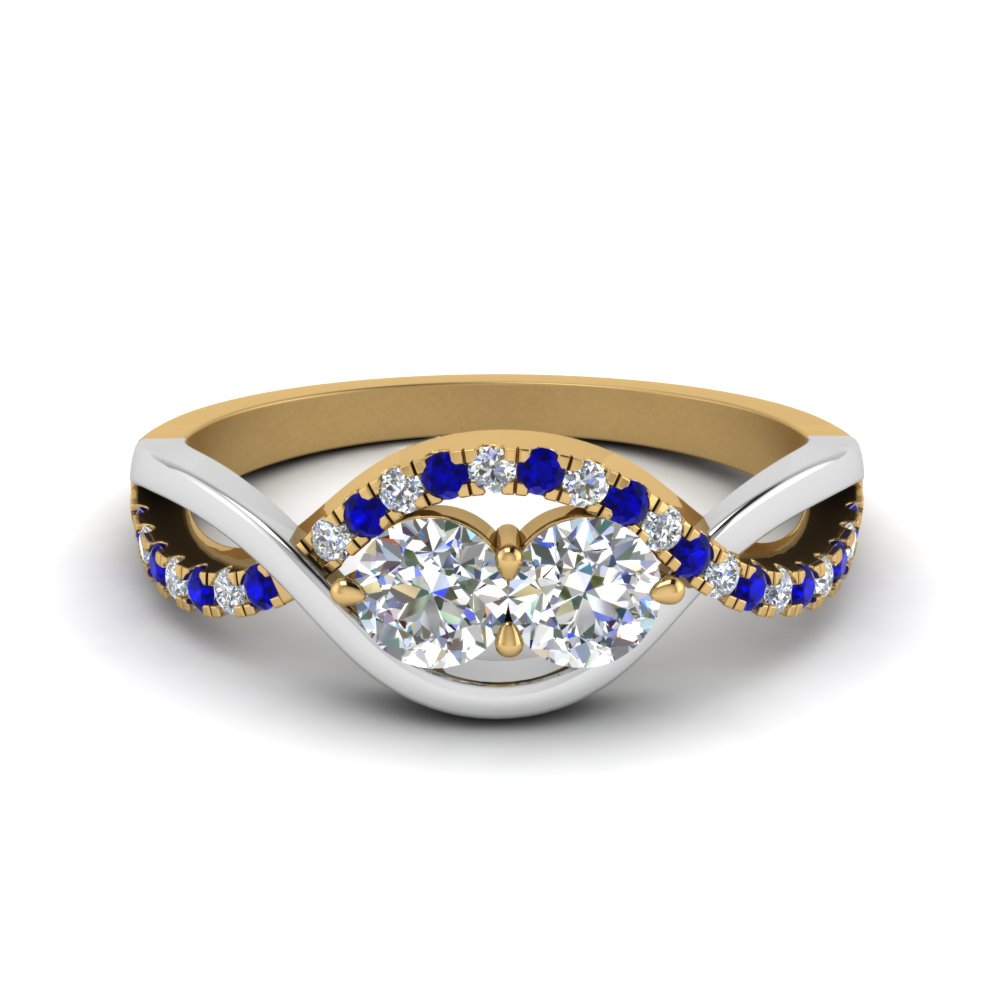 two-stone-diamond-braided-band-multi-gold-with-blue-sapphire-in-14K-yellow-gold-FDO84791RORGSABL-NL-YG