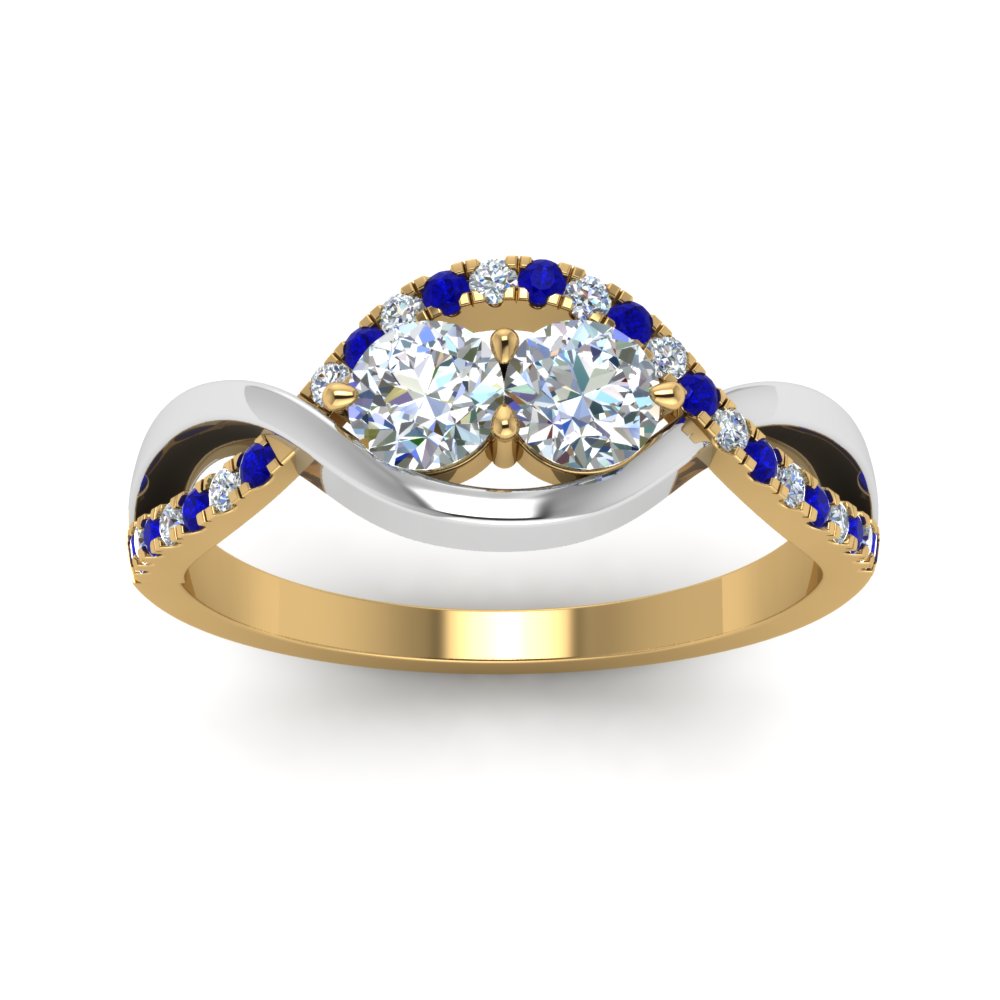 two-stone-diamond-braided-band-multi-gold-with-blue-sapphire-in-14K-yellow-gold-FDO84791RORGSABL-NL-YG