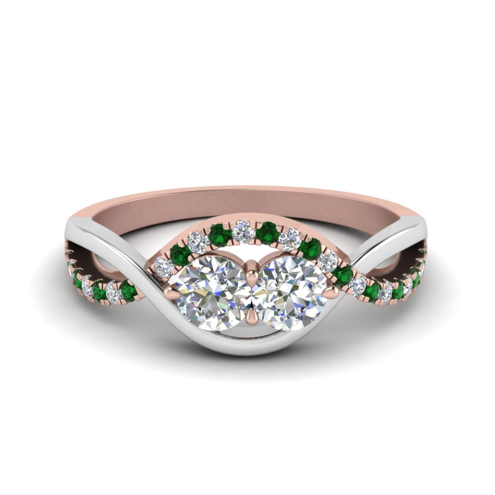 two-stone-diamond-braided-band-multi-gold-with-emerald-in-14K-rose-gold-FDO84791RORGEMGR-NL-RG