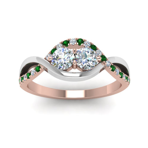 two-stone-diamond-braided-band-multi-gold-with-emerald-in-14K-rose-gold-FDO84791RORGEMGR-NL-RG