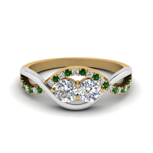 two-stone-diamond-braided-band-multi-gold-with-emerald-in-14K-yellow-gold-FDO84791RORGEMGR-NL-YG