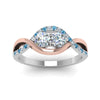 Load image into Gallery viewer, two-stone-diamond-braided-band-multi-gold-with-ice-blue-topaz-in-14K-white-gold-FDO84791RORGICBLTO-NL-WG