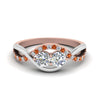Load image into Gallery viewer, two-stone-diamond-braided-band-multi-gold-with-orange-sapphire-in-14K-rose-gold-FDO84791RORGSAOR-NL-RG