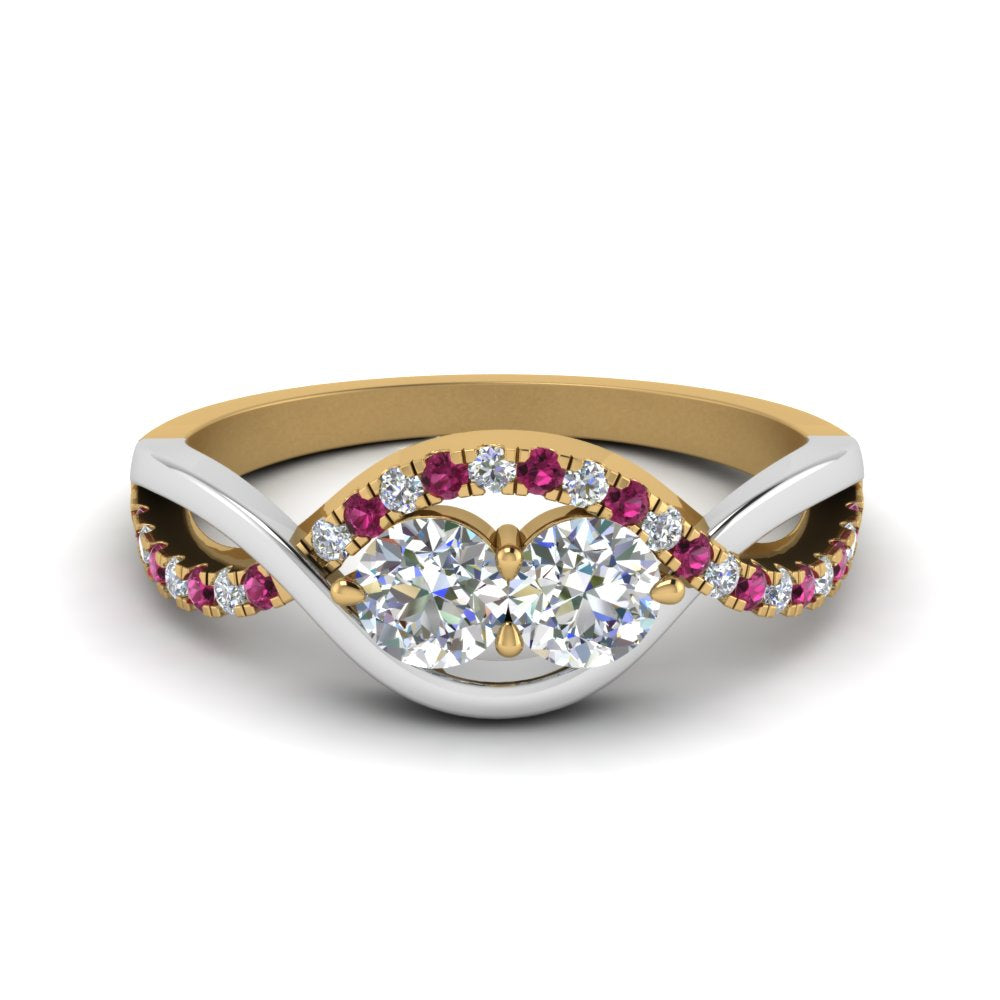 two-stone-diamond-braided-band-multi-gold-with-pink-sapphire-in-14K-yellow-gold-FDO84791RORGSADRPI-NL-YG