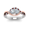 Load image into Gallery viewer, two-stone-diamond-braided-band-multi-gold-with-ruby-in-14K-white-gold-FDO84791RORGRUDR-NL-WG
