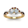 Load image into Gallery viewer, two-stone-diamond-braided-band-multi-gold-with-ruby-in-14K-yellow-gold-FDO84791RORGRUDR-NL-YG