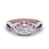 Load image into Gallery viewer, two-stone-diamond-braided-band-multi-gold-with-violac-topaz-in-14K-rose-gold-FDO84791RORGVITO-NL-RG