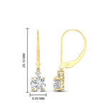 Load image into Gallery viewer, round-diamond-lever-back-1.5-carat-earring-in-yellow-gold-FDEAR11242-1.50CT-NL-YG.jpg