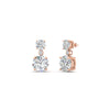 Load image into Gallery viewer, two-stone-round-diamond-drop-earrings-in-rose-gold-FD-EAR11200-NL-RG