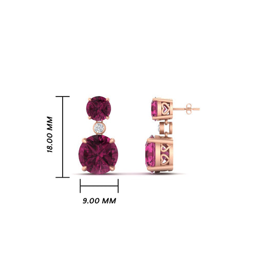 two-stone-round-pink-sapphire-with-drop-diamond-earrings-in-rose-gold-FD-EAR11200GSADRPIANGLE1-NL-RG-HW