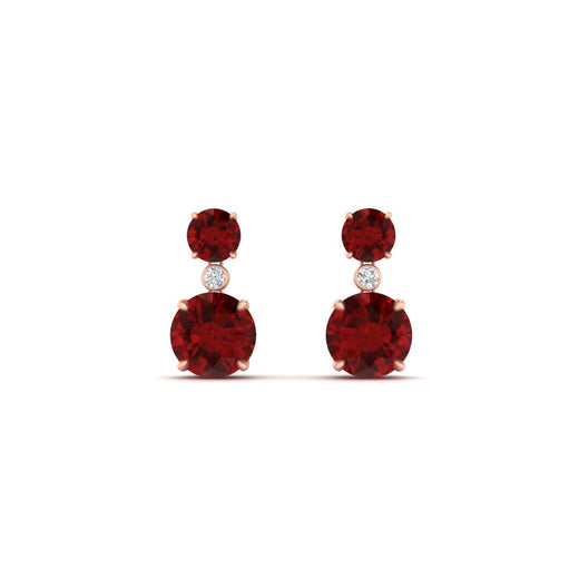 two-stone-round-ruby-with-drop-diamond-earrings-in-rose-gold-FD-EAR11200GRUDRANGLE2-NL-RG