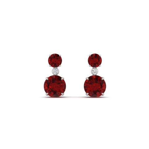 two-stone-round-ruby-with-drop-diamond-earrings-in-white-gold-FD-EAR11200GRUDRANGLE2-NL-WG