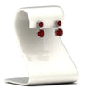 Load image into Gallery viewer, two-stone-round-ruby-with-drop-diamond-earrings-in-white-gold-FD-EAR11200GRUDRSTAND-NL-WG